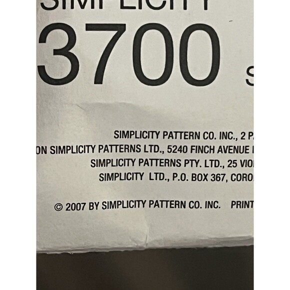 Simplicity Women's Pattern 3700 Size 20W-28W UNCUT Modest Jumper Dress - Picture 3 of 8